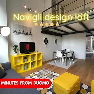 Appartamento Navigli Design Loft - 7 Stops From Duomo, Ac, Netflix, Milano